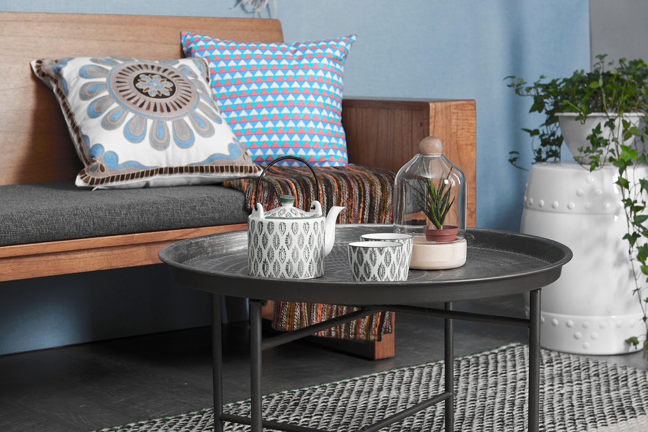 Layered neutrals living room inspiration